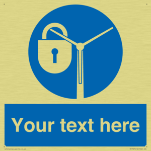 Custom mandatory lock rotor blades